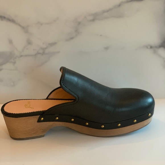 J Crew Dakota Leather Clogs / Sold Out! - Picture 2 of 7
